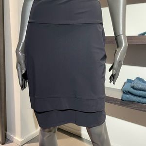 Sarah Pacini 2 tiered knee length skirt - made in Italy
